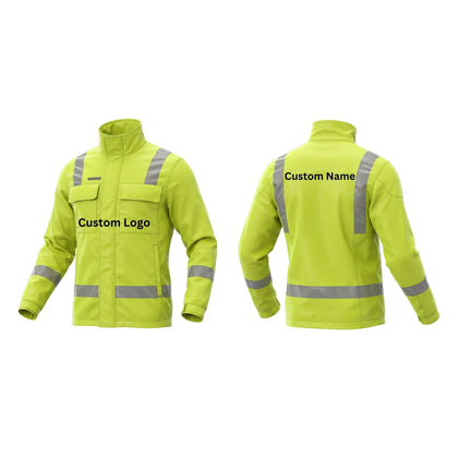 Custom reflective safety jackets with 360-degree visibility strips, designed for sports teams, brands, and industrial crews in USA, Canada & worldwide. Weather-resistant, breathable, and customizable with logos.