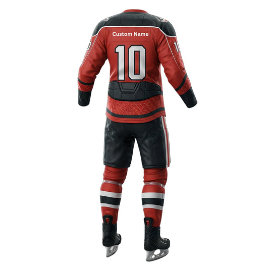 Custom Ice Hockey Uniform | Pro-Grade Jersey & Padded Shorts Set