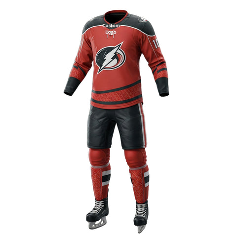 Custom Ice Hockey Uniform | Pro-Grade Jersey & Padded Shorts Set