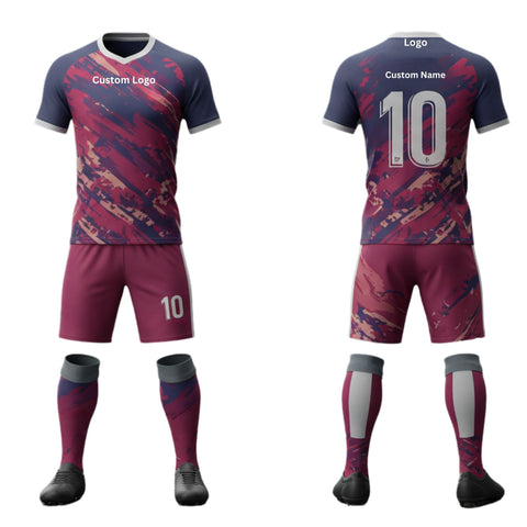 Custom Soccer Uniform | Pro-Quality Sublimated Jersey & Shorts Set